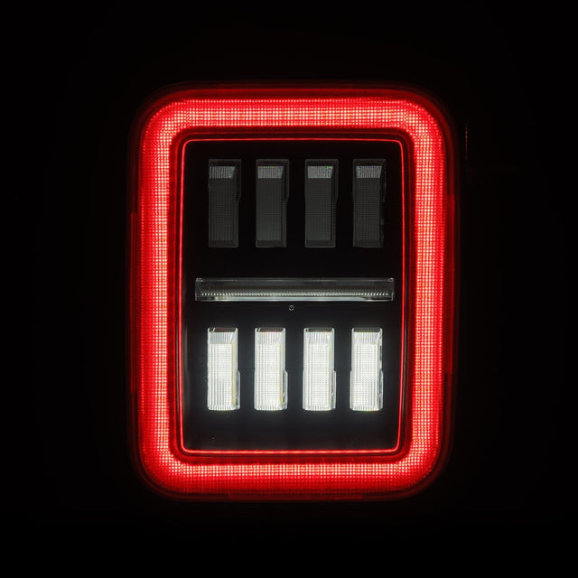 19-25 Jeep Gladiator JT NOVA-Series Prismatic LED Tail Lights Alpha-Black