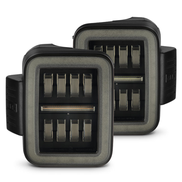 19-25 Jeep Gladiator JT NOVA-Series Prismatic LED Tail Lights Alpha-Black