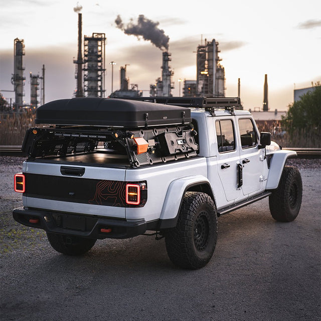 19-25 Jeep Gladiator JT NOVA-Series Prismatic LED Tail Lights Alpha-Black