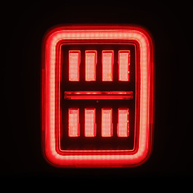 19-25 Jeep Gladiator JT NOVA-Series Prismatic LED Tail Lights Alpha-Black