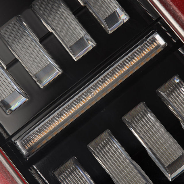 Feux arrière à LED prismatiques pour Jeep Gladiator JT NOVA-Series 19-25, noir et rouge