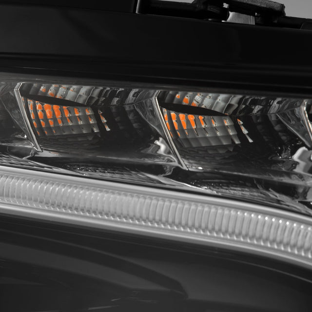 Phares de projecteur à LED Mercedes-Benz Sprinter série NOVA 19-25 Alpha-Black