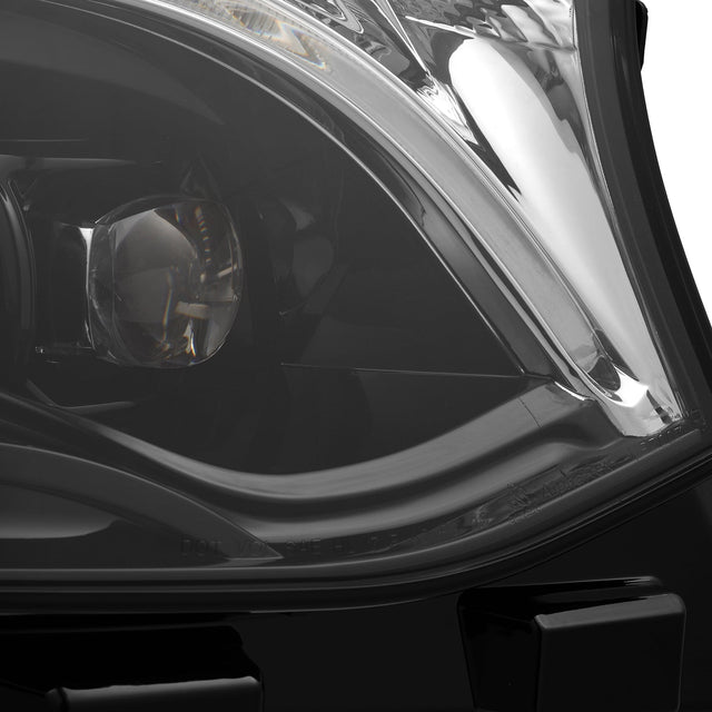 Phares de projecteur à LED Mercedes-Benz Sprinter série NOVA 19-25 Alpha-Black