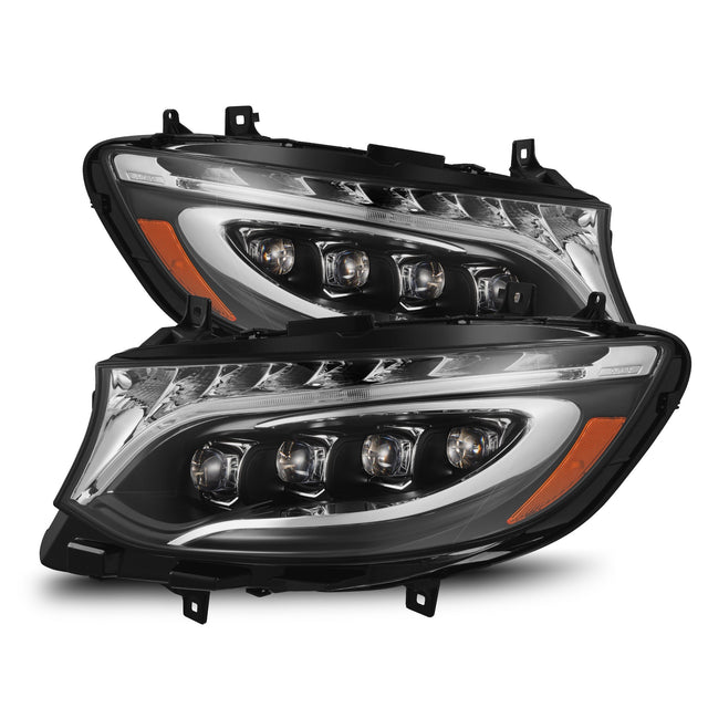 19-25 Mercedes-Benz Sprinter NOVA-Series LED Projector Headlights Black