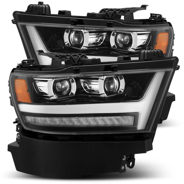 19-24 Ram 1500 LUXX-Series LED Projector Headlights Jet Black