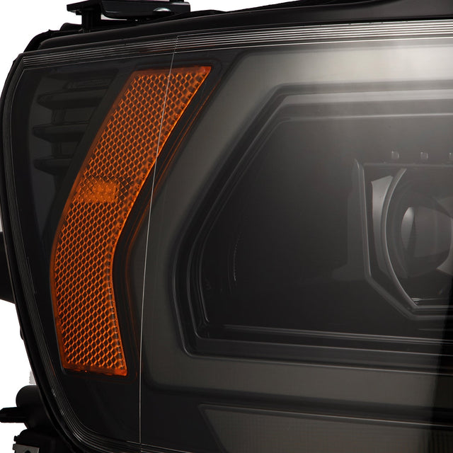 19-24 Ram 1500 (MK II 2500 Style) LUXX-Series LED Projector Headlights Alpha-Black