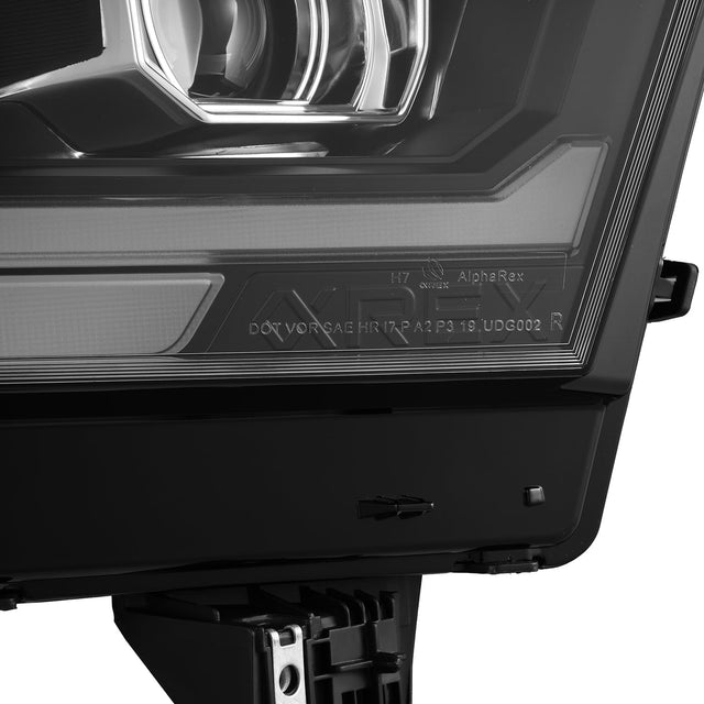 19-24 Ram 1500 (MK II 2500 Style) LUXX-Series LED Projector Headlights Black