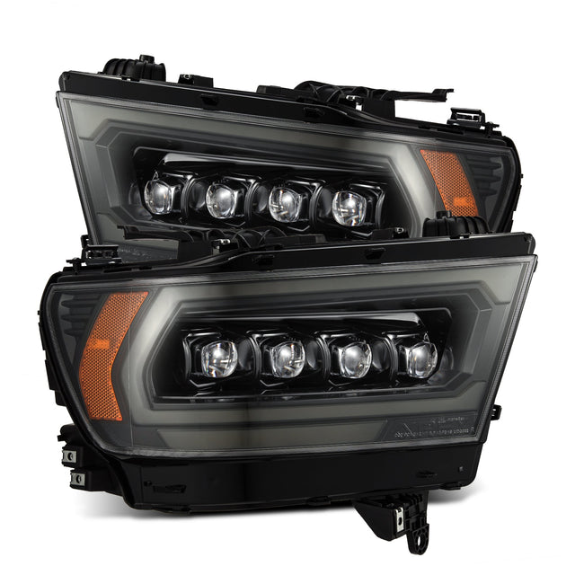 19-24 Ram 1500 (MK II 2500 Style) NOVA-Series LED Projector Headlights Alpha-Black