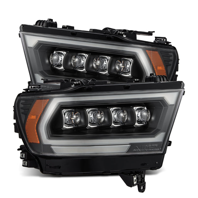 19-24 Ram 1500 (MK II 2500 Style) NOVA-Series LED Projector Headlights Black