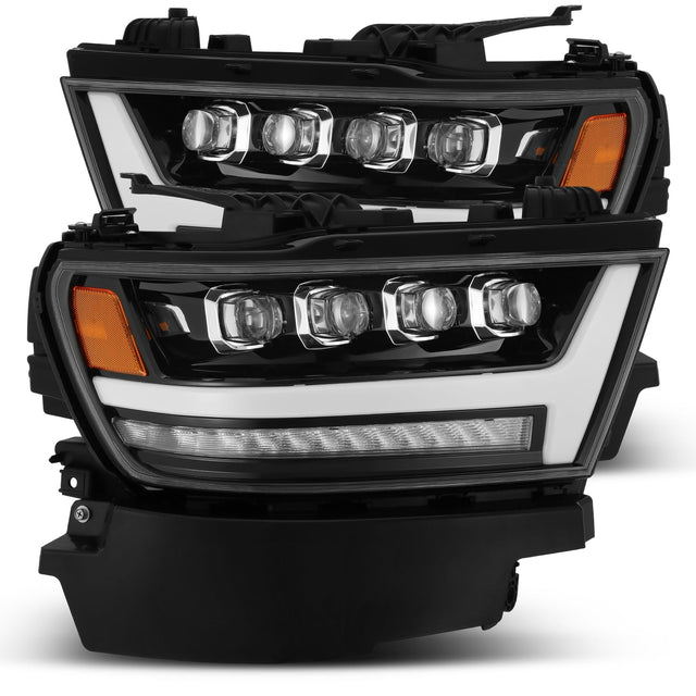 19-24 Ram 1500 NOVA-Series LED Projector Headlights Jet Black