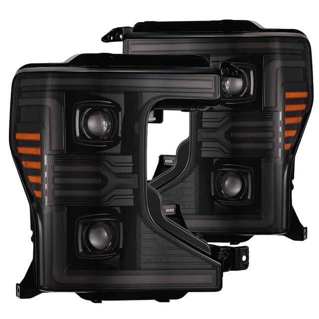 20-22 Ford Super Duty LUXX-Series LED Projector Headlights Alpha-Black
