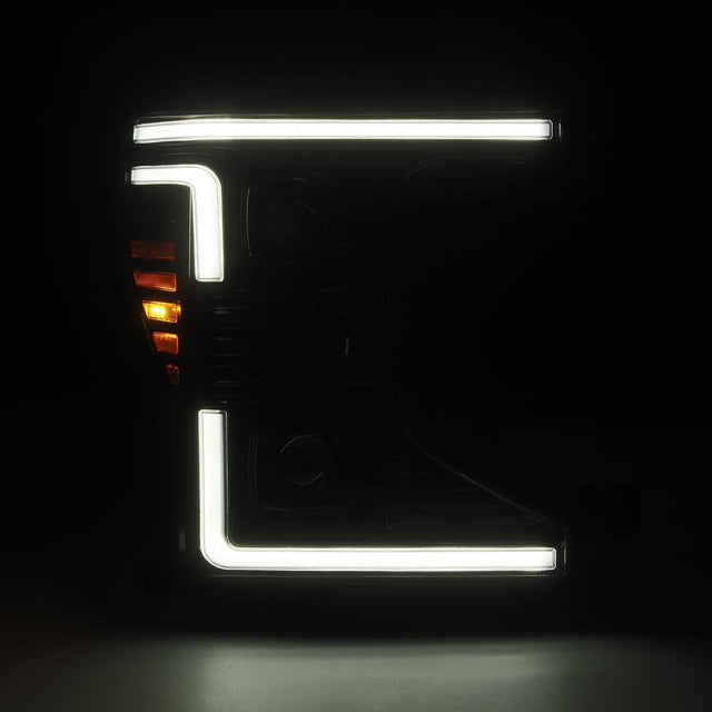 20-22 Ford Super Duty LUXX-Series LED Projector Headlights Alpha-Black