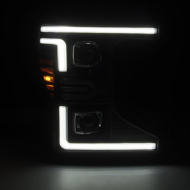 20-22 Ford Super Duty LUXX-Series LED Projector Headlights Black