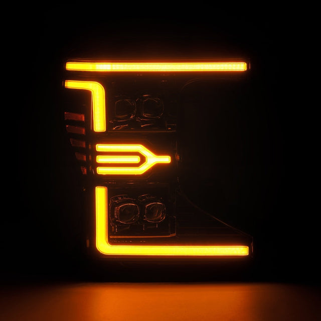 20-22 Ford Super Duty NOVA-Series LED Projector Headlights Alpha-Black