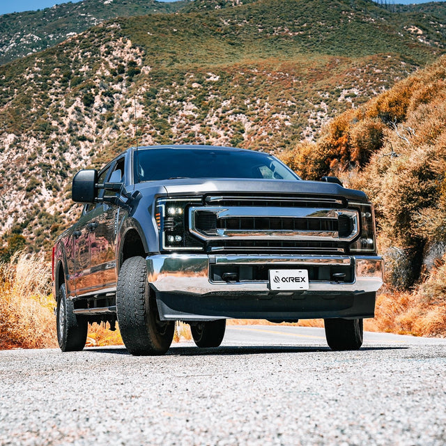 Phares projecteurs à LED chromés pour Ford Super Duty série NOVA 20-22