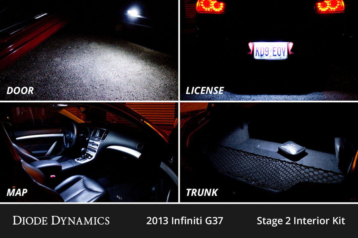 Interior LED Conversion Kit for 2009-2013 Infiniti G37 Sedan