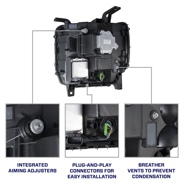Gmc Sierra (14-18) : Phares LED Morimoto Xb