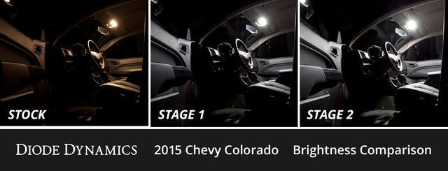 Interior LED Kit for 2015-2022 Chevrolet Colorado, Cool White Stage 2