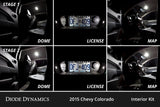 Interior LED Kit for 2015-2022 Chevrolet Colorado, Cool White Stage 2