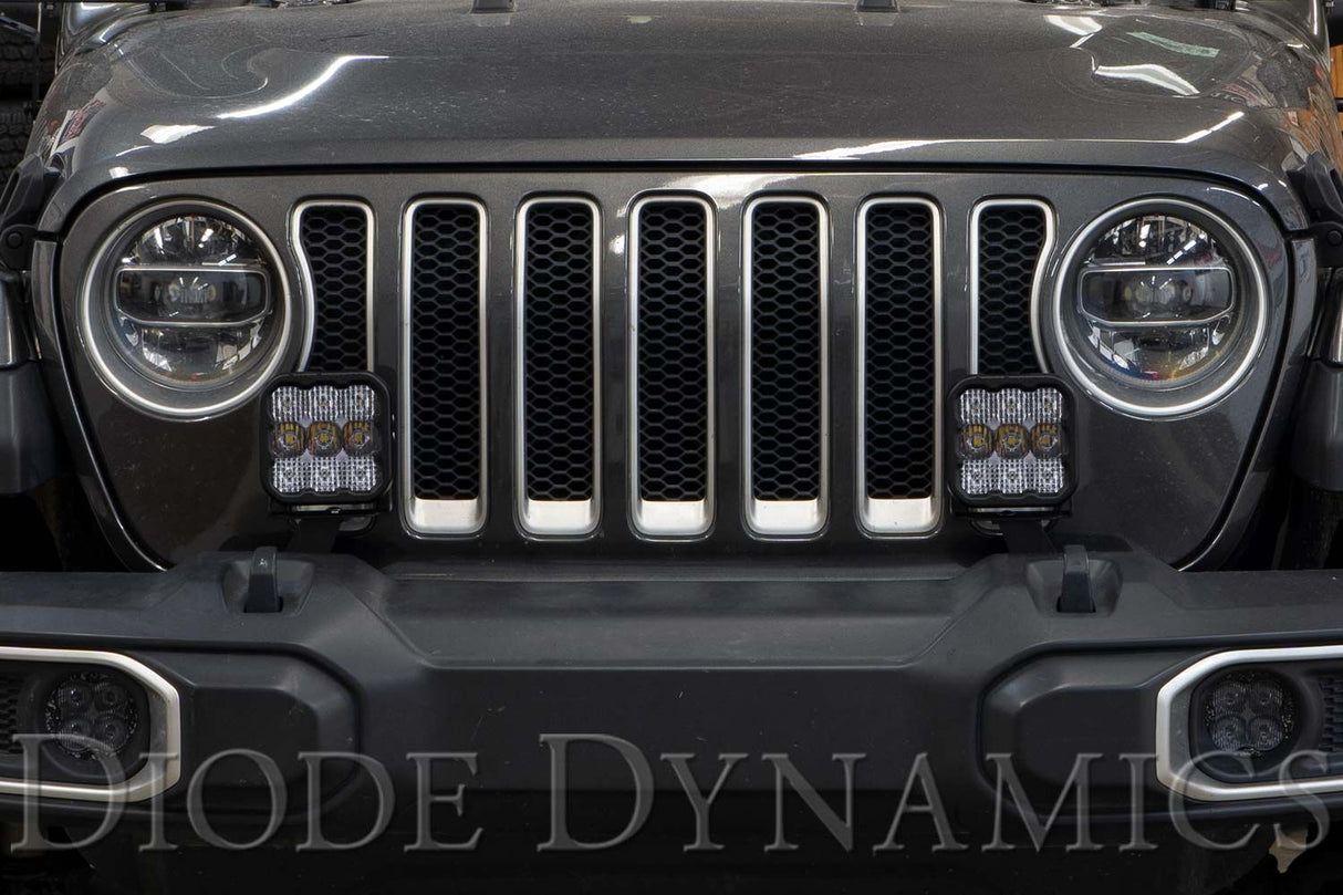 SS5 Bumper LED Pod Light Kit for 2020-2025 Jeep Gladiator
