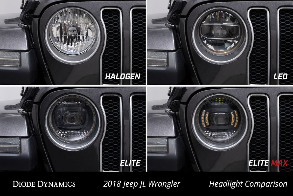 Elite LED Headlights for 2020-2025 Jeep Gladiator
