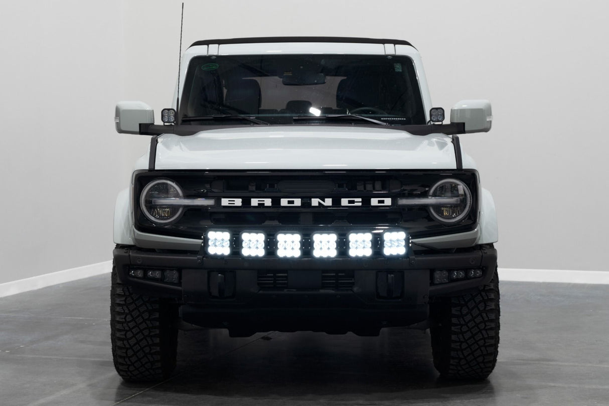 Kit de barres lumineuses CrossLink pour calandre SS5 pour Ford Bronco 2021-2025 (avec pare-chocs en acier)