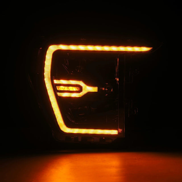 21-23 Ford F150 / 21-23 Ford F150 Raptor LUXX-Series LED Projector Headlights Alpha-Black