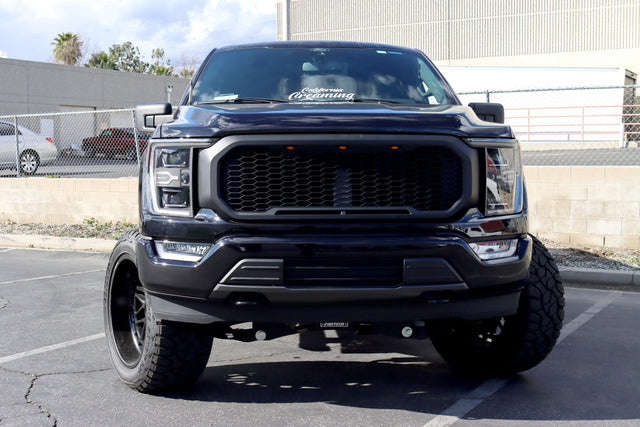 21-23 Ford F150 / 21-23 Ford F150 Raptor LUXX-Series LED Projector Headlights Alpha-Black