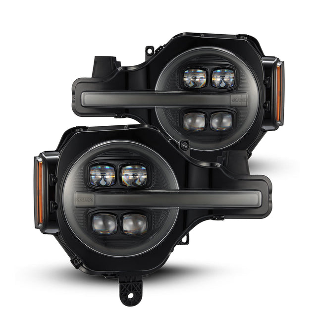 21-25 Ford Bronco /22-25 Ford Bronco Raptor NOVA-Series LED Projector Headlights Alpha-black