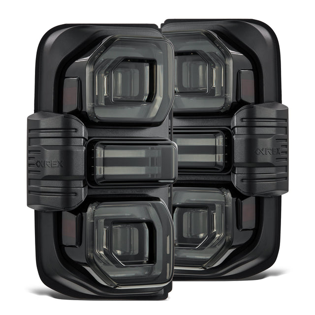 21-25 Ford Bronco NOVA-Series Prismatic LED Tail Lights Alpha-Black