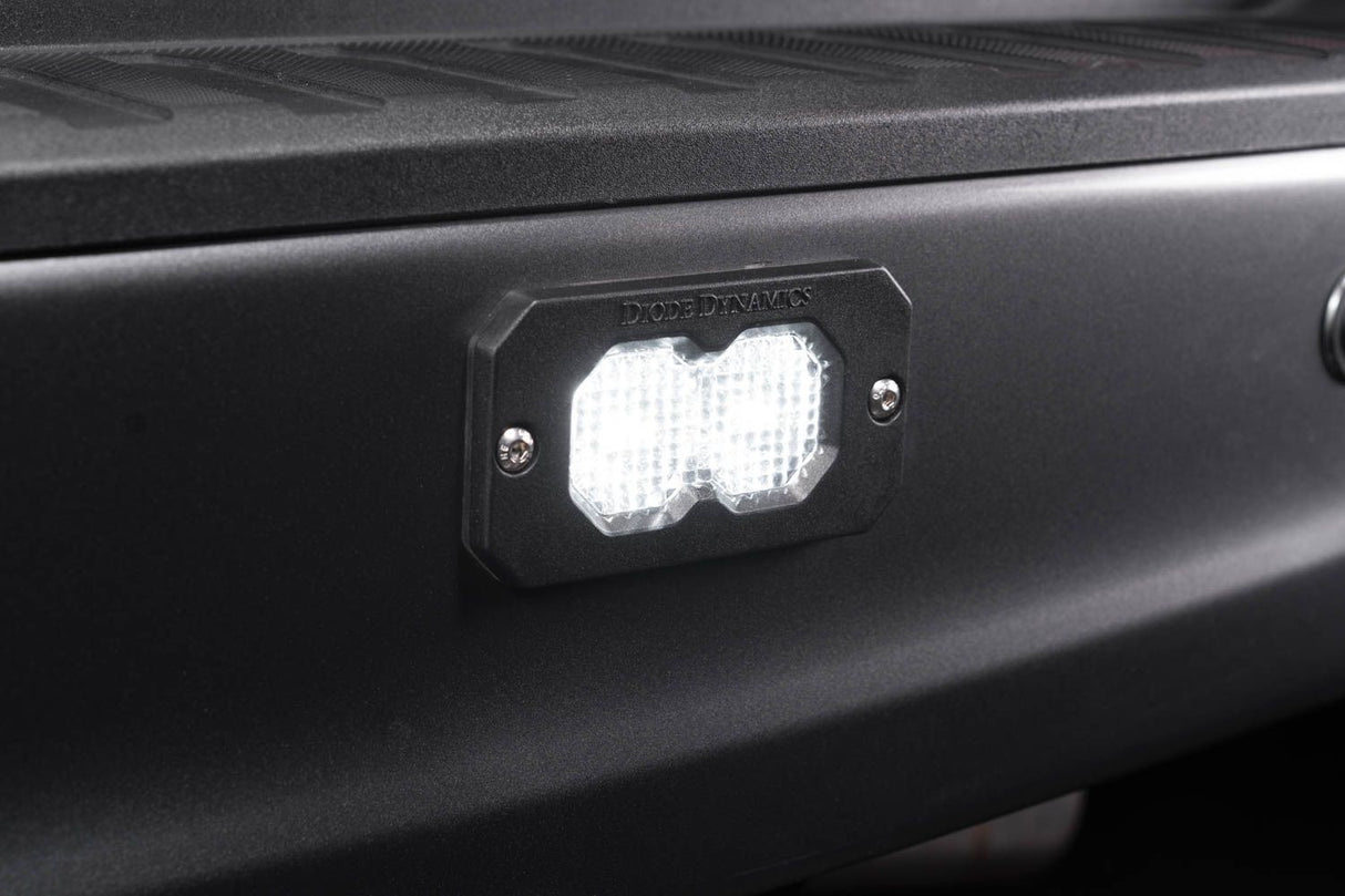 C2 2.0 White Max Flush Mount LED Pod (pair)