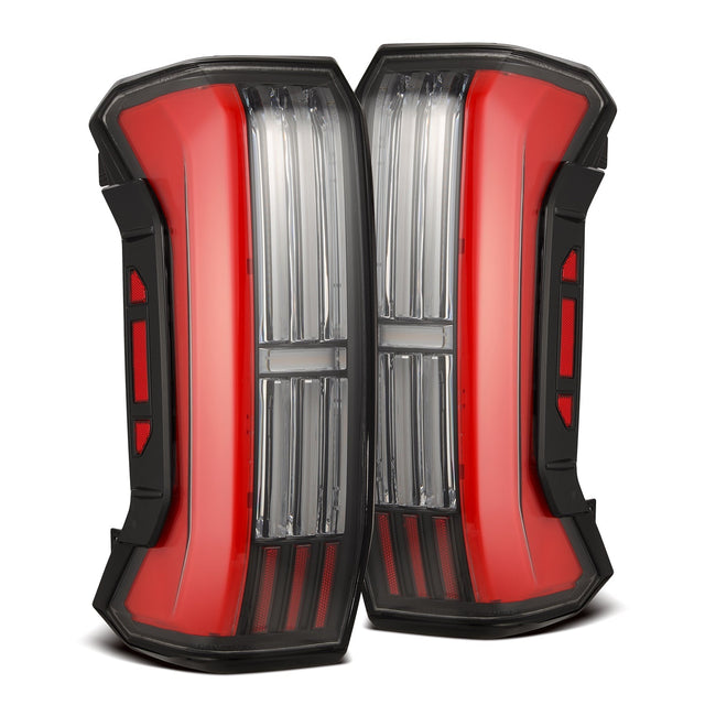 22-25 Toyota Tundra NOVA-Series Prismatic LED Tail Lights Black Red