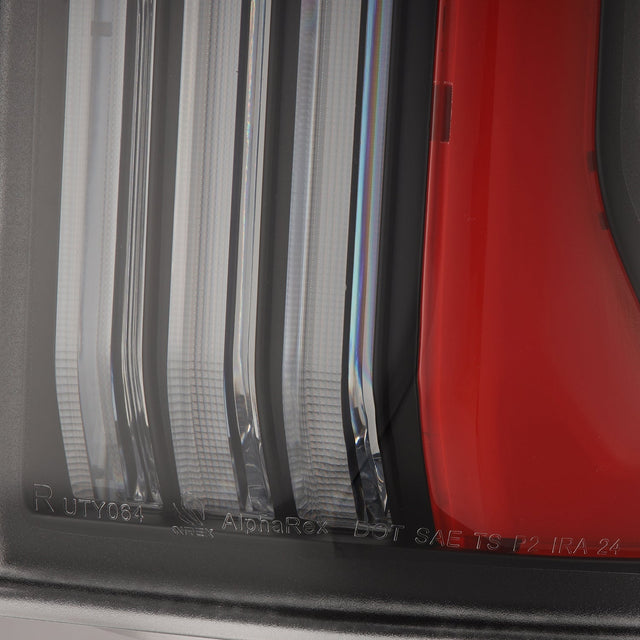 24-25 Toyota Tacoma NOVA-Series Prismatic LED Tail Lights Black-Red