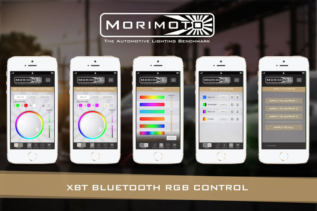 Contrôleur RVB : Morimoto Xbt Bluetooth