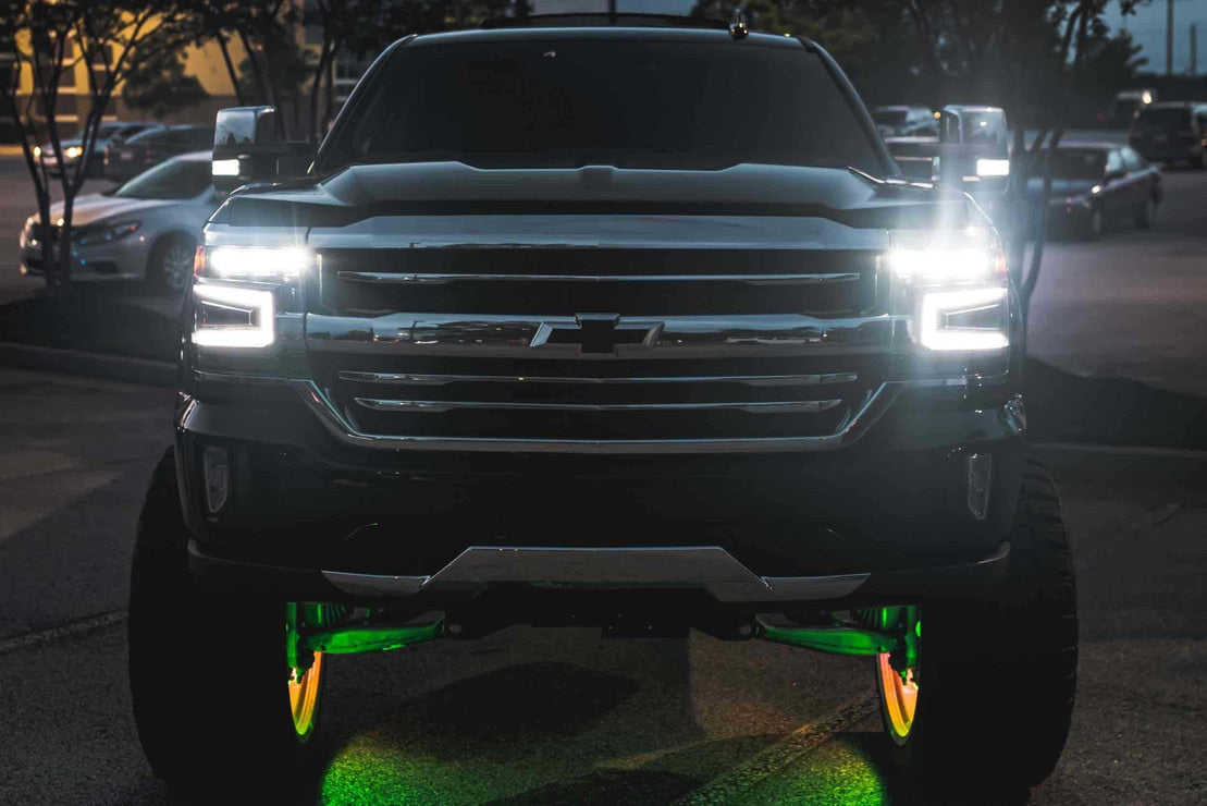 Phares à LED XB pour Chevrolet Silverado 1500 (16-18)
