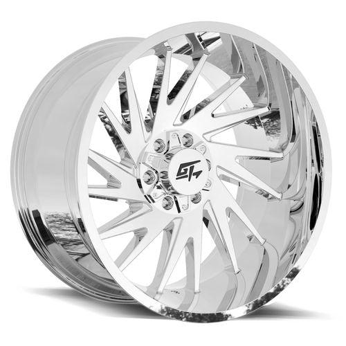 GT OFFROAD - Tomahawk Chrome | 24x14 / -76 Offset / 5x127/5x139.7 Boulonnage | GT117241451121