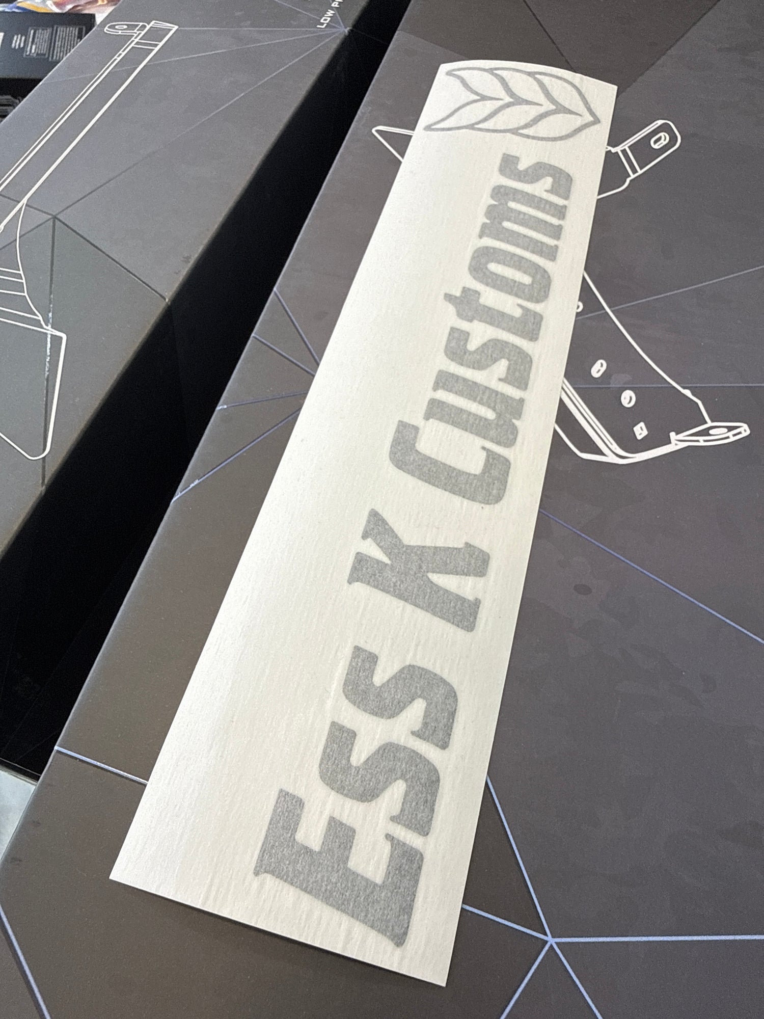 Ess K Customs Decal - Full Logo