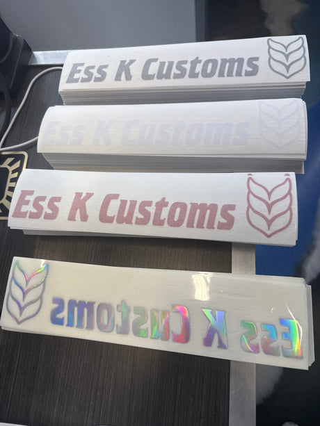 Ess K Customs Decal - Full Logo