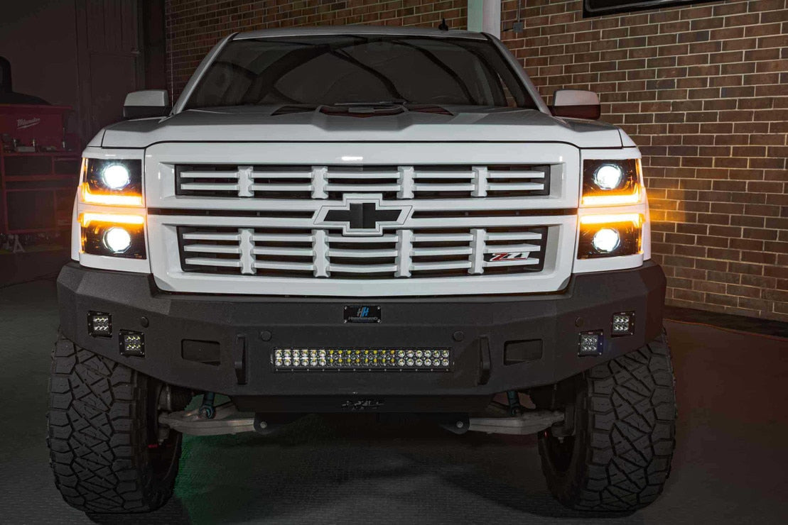 Phares à LED XB pour Chevrolet Silverado 1500 (14-15)