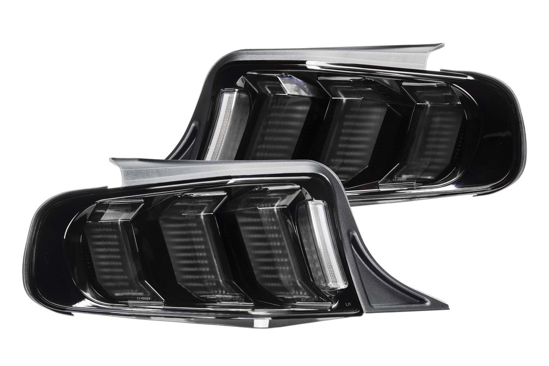 Feux arrière à LED pour Ford Mustang (10-12) Facelift XB (fumés)