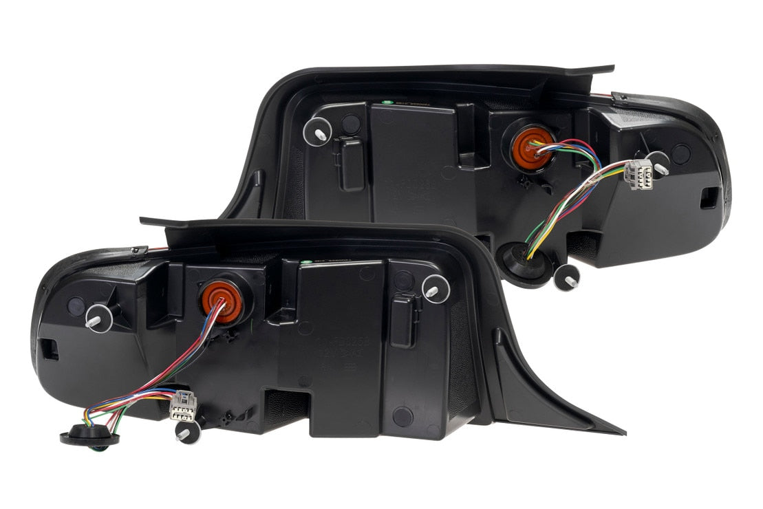 Feux arrière à LED pour Ford Mustang (10-12) Facelift XB (fumés)