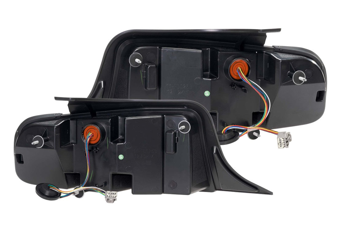Feux arrière à LED pour Ford Mustang (13-14) Facelift XB (fumés)