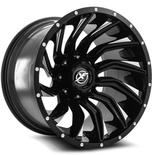XF OFFROAD - XF-224 | 20x9 / 12 Offset / 6x135/6x139.7 Bolt Pattern | XF-22420906135139712GBML