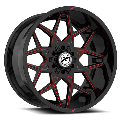 XF OFFROAD - XF-238 | 18x9 / 0 Offset / 6x135/6x139.7 Modèle de boulon | XF-2381890570GBMLR