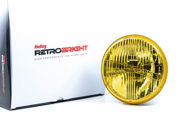 Sealed Beam: Holley Retrobright Led Headlights (5.75" Round)