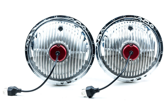 Sealed Beam: Holley Retrobright Led Headlights (7"Round)
