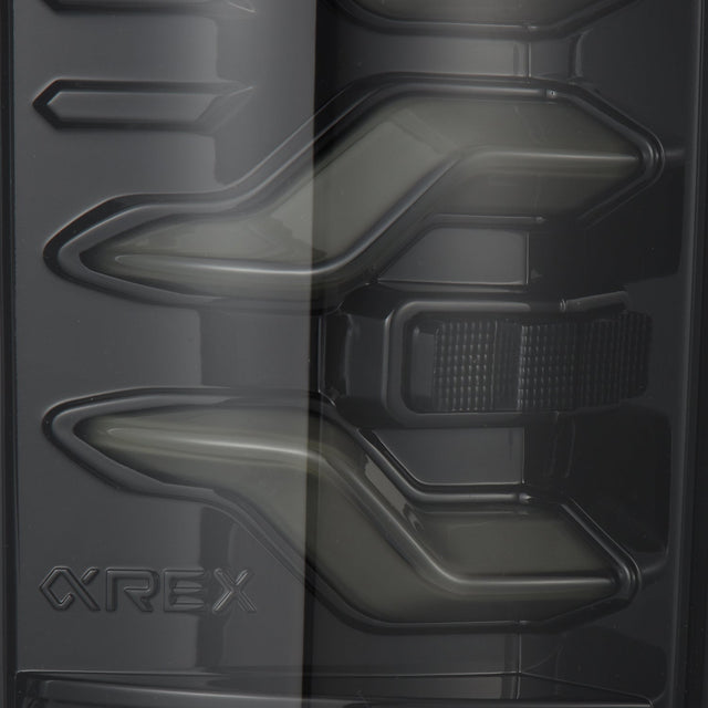 87-96 Ford F-Series/Bronco LUXX-Series LED Tail Lights Alpha-Black