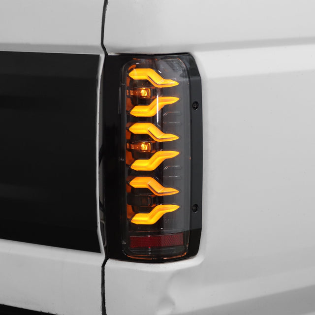 87-96 Ford F-Series/Bronco LUXX-Series LED Tail Lights Alpha-Black