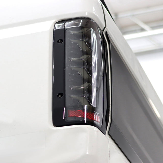 87-96 Ford F-Series/Bronco LUXX-Series LED Tail Lights Alpha-Black