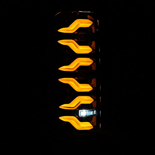 87-96 Ford F-Series/Bronco LUXX-Series LED Tail Lights Black